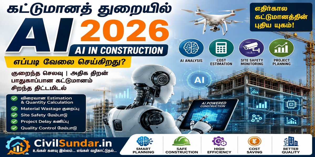 AI Technology in Construction 2026: வீடு கட்டும் செலவை மிச்சப்படுத்துவது எப்படி?
