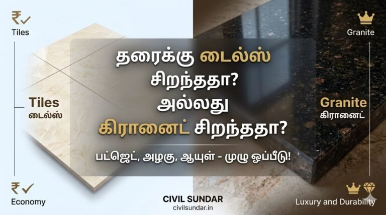 தரைக்கு டைல்ஸ் சிறந்ததா அல்லது கிரானைட் சிறந்ததா