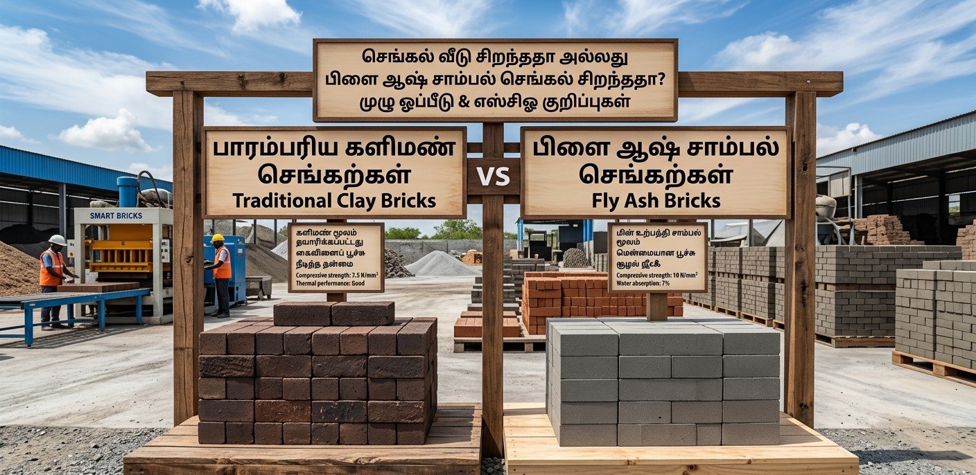செங்கல் வீடு சிறந்ததா அல்லது பிளை ஆஷ் செங்கல் வீடு சிறந்ததா?